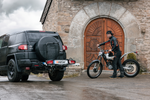 Towcar Balance - vonóhorogra szerelhető motorkerékpár-/kerékpártartó