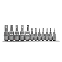 Tizenkét darabos TORX kulcskészlet sínre szerelve YATO YT-04331