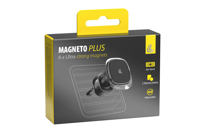 Magneto Plus LAMP mágneses telefontartó a szellőzőnyílásba