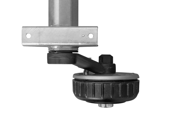 AL-KO EURO fékezett tengely pótkocsihoz/autószállítóhoz 1800kg 1400mm 1900mm 5x112