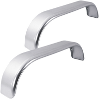 Két darabos tandem sárvédő készlet 14-15"-os utánfutóhoz DE HAAN THRD 22155 kerékívek 1550/220 mm