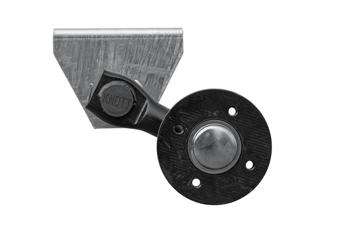 KNOTT VG7-L fékezetlen pótkocsi tengely 750kg 1125mm 1615mm 4x100