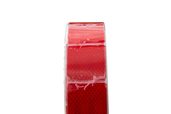 UNITRAILER öntapadó fényvisszaverő szalag, piros, kontúr, szegmensekben - 1 MÉTER