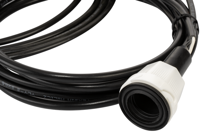 MANTES elektromos szerelési kábelköteg utánfutóhoz 4,7 m, 7 tűs bajonett csatlakozóval, 2x 5 tűs + 2x 2 tűs