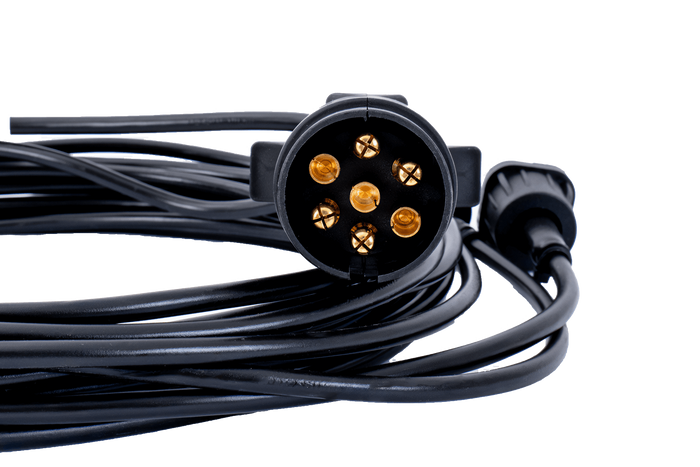 ASPÖCK MULTIPOINT V hátsó lámpák + MANTES 4m 7 tűs kábelköteg