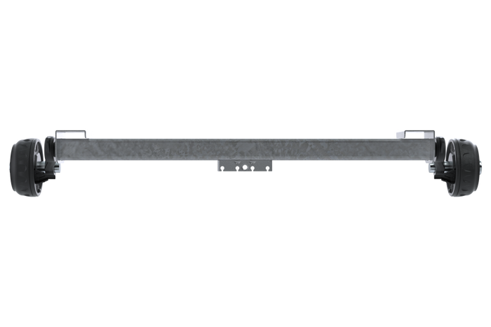 KNOTT VGB13 fékes hajóutánfutó tengely 1350kg 1500mm 2000mm 5x112