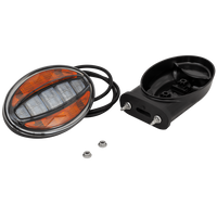 FRISTOM FT-356 LED univerzális első lámpa oldalsó rögzítőkonzollal