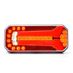 Hátsó lámpa WAŚ W150 1111L/P LED 6 funkciós univerzális