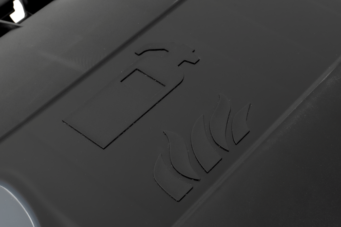 Tűzoltó készülék doboz 9/12kg DAKEN 82511 STRIKE 707x322x239mm fekete