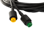 MANTES elektromos szerelés, utánfutó kábelköteg, 7 m, 13 tűs csatlakozó, 2x 5 tűs bajonettzár