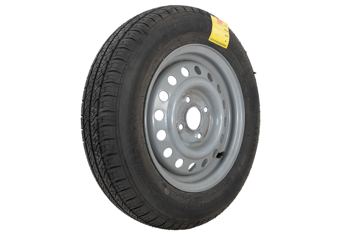 OUTLET Koło do przyczepki OPONA KENDA 145/80 R13 78N FELGA KENDA 4Jx13"H2 4x100 ET:30