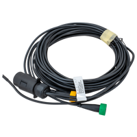 MANTES elektromos szerelés, utánfutó kábelköteg 5m, 7 tűs csatlakozó, 2x 5 tűs bajonettzár