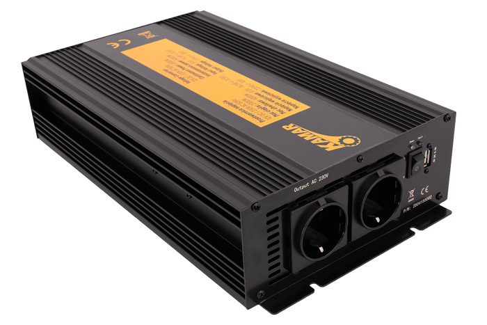 Feszültségátalakító 12V/230V (2000/4000W) KAMAR E1930