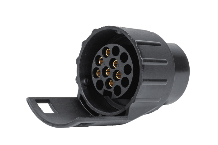 UNITRAILER adapter, vonóhorog-aljzat reduktor 7/13 tűs