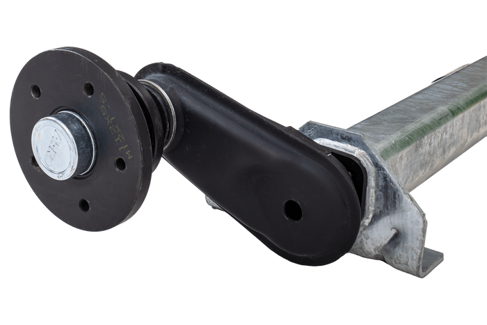 AL-KO PLUS fékezetlen tengely utánfutóhoz/autószállítóhoz 1300kg 1500mm 1950mm 5x112