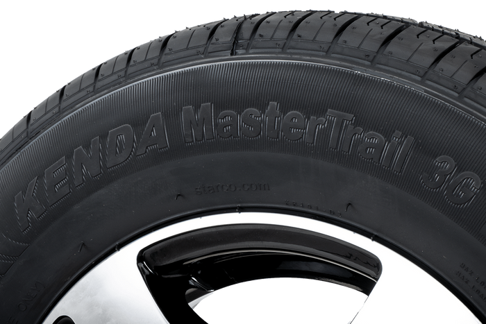 Erősített pótkocsi kerék KENDA GUMIABRONCS 165/80 R13C 96/94N ALU FELNI STARCO polírozott 5Jx13"H2 5x112 ET:30