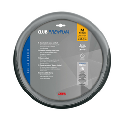 LAMPA CLUB kormánykerék borítás 37-39cm szürke-fekete