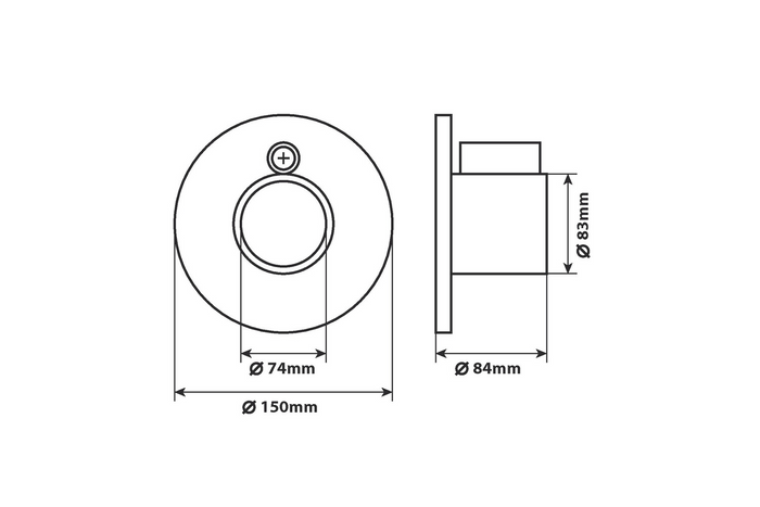 TIR pótkocsi csapszegvédő LÁMPA 98703 pótkocsizár