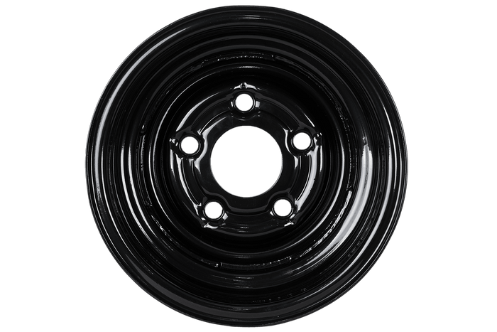 Acélfelni UNITRAILER pótkocsihoz, fekete, 6Jx10"H2, 5x112 ET:-4