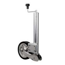KNOTT ATK60 megerősített jockey kerék fogantyúval 350kg 60mm 785-1020mm