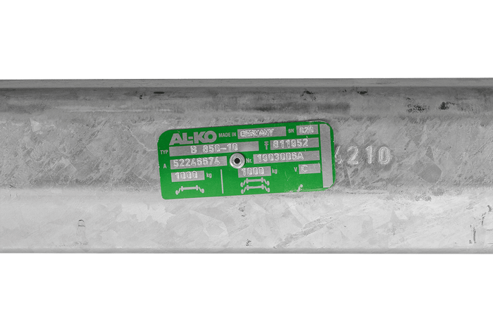 AL-KO COMPACT fékezős hajóutánfutó tengely 1000kg 1146/1254mm 1700mm 5x112