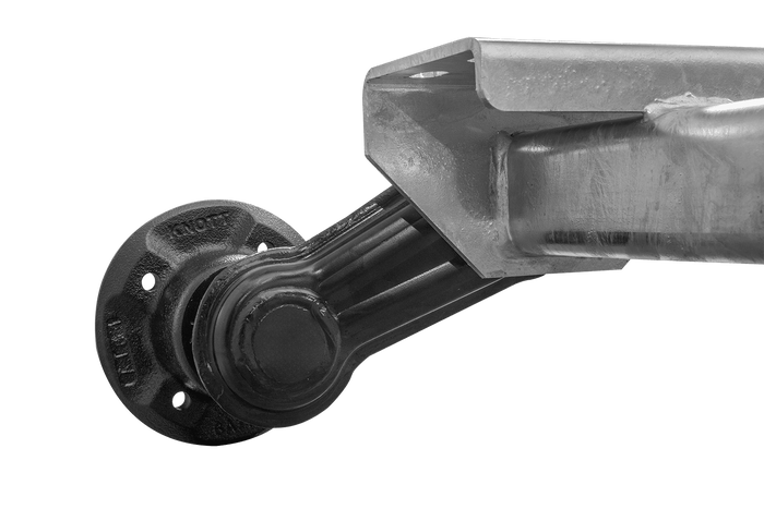 KNOTT VG7-L fékezetlen pótkocsi tengely 750kg 1190mm 1623mm 4x100