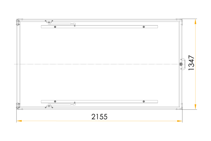 UNITRAILER KERTI PÓTKOCSI 201 KIPP pótkocsiponyva hengerzárral / kulcsos zárral