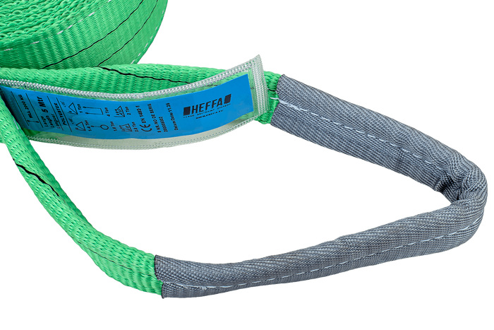 HEFFA daruheveder 5m/60mm/2t hurkokkal