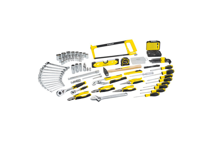 STANLEY STMT98109-1 szervizkészlet, szerszámkoffer, 142 darabos