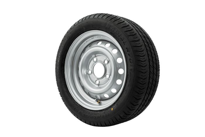 Megerősített pótkocsi kerék LINGLONG GUMIABRONCS 195/50 R13C 104/101N UNITRAILER FELNI 5.5Jx13"H2 5x112 ET:30