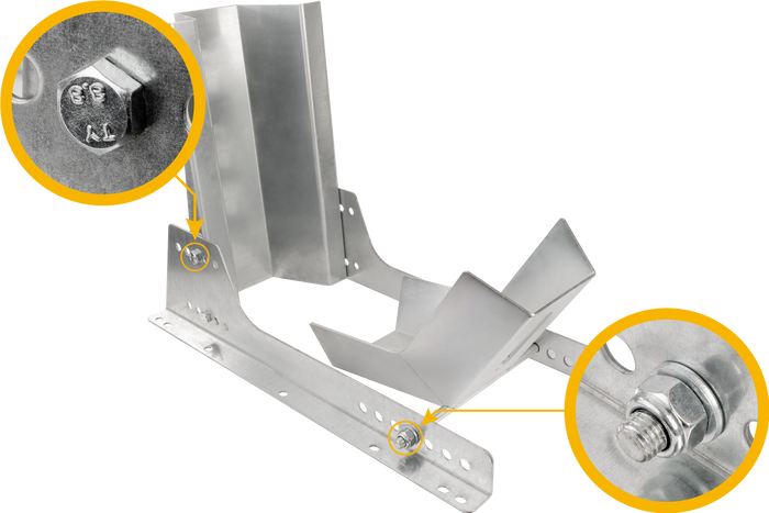 UNITRAILER motorkerékpár első kerékzár autó utánfutóhoz