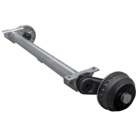 AL-KO COMPACT fékező tengely pótkocsihoz/szállítóhoz 1000kg 1200mm 1570mm 4x100