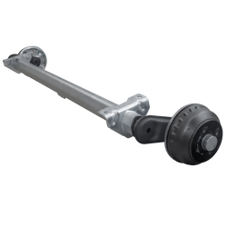 AL-KO COMPACT fékező tengely pótkocsihoz/szállítóhoz 1000kg 1220mm 1780mm 4x100