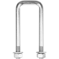 DROMET C típusú négyzet alakú bilincs anyákkal és alátétekkel M12 130/42/130