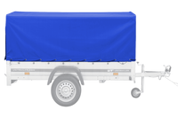 Váztakaró h-800 UNITRAILER ponyva pótkocsihoz 230x125cm GARDEN 230 KIPP