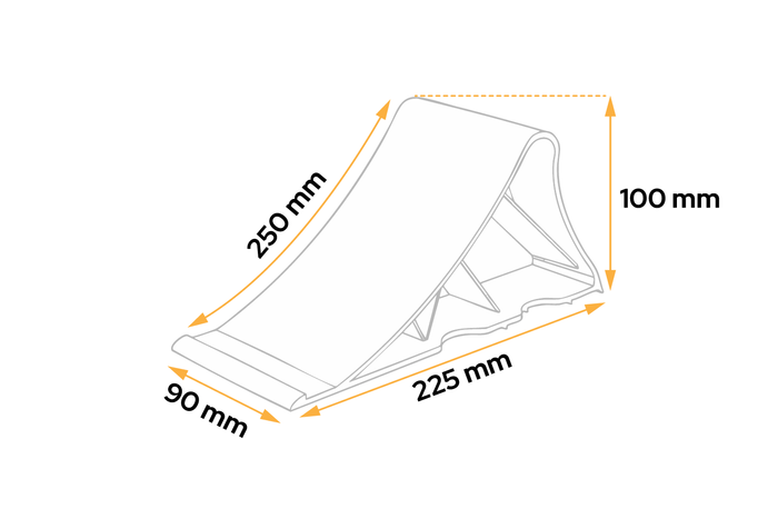 TULPLAST kerékék magasság: 100 mm