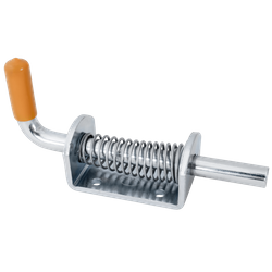 STEELPRESS ZB-08 pótkocsi oldali vonóhorog rugós retesz / pótkocsi oldali rögzítőcsavar