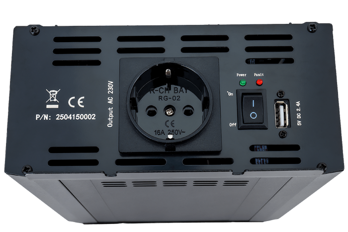 Feszültségváltó 24V/230V (1000/2000W) KAMAR E1927