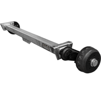 KNOTT VGB13 fékezett tengely pótkocsihoz/autószállítóhoz 1350kg 1350mm 1800mm 5x112