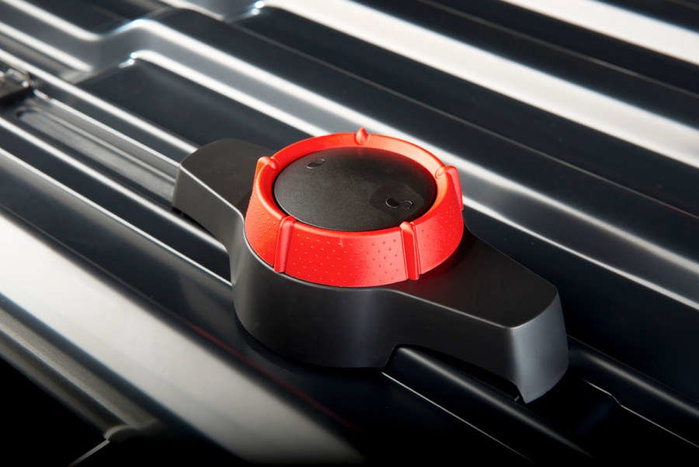 Inter Pack Traxer 8.6 tetőbox, fekete metálfényezéssel