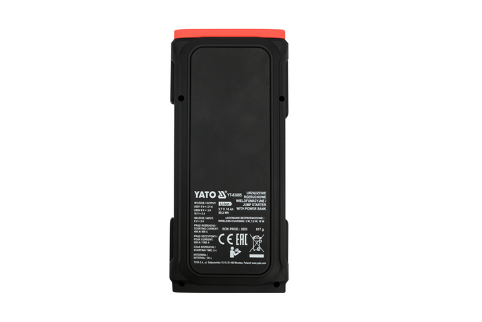 YATO YT-83085 külső akkumulátor 16000mAh indukciós töltéssel