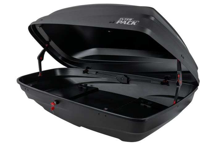 Inter Pack Stella 440 tetőbox, matt fekete