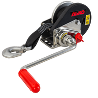 Kézi csörlő AL-KO utánfutóhoz 450 kg-os, 6 m-es hevederrel, fékkel és automatikus letekerccsel