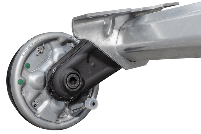 AL-KO COMPACT fékező tengely pótkocsihoz/szállítóhoz 1350kg 1450mm 1900mm 5x112