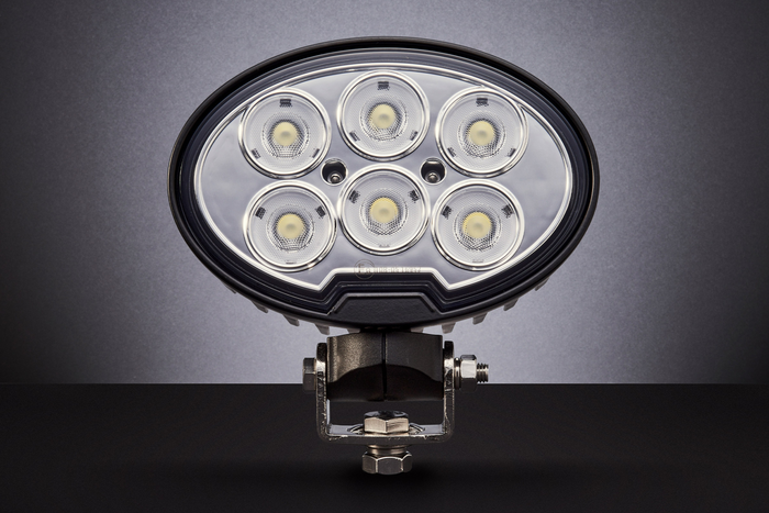 LED munkalámpa reflektor TT TECHNOLOGY FEKETE TT.13359F 6xLED 4800lm ovális