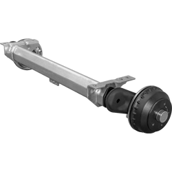 AL-KO COMPACT fékező tengely pótkocsihoz/szállítóhoz 1350kg 900mm 1300mm 5x112