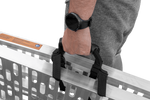 UNITRAILER ALR003 összecsukható rámpa alumínium pótkocsihoz 221cm 340kg hevederrel és tartóval
