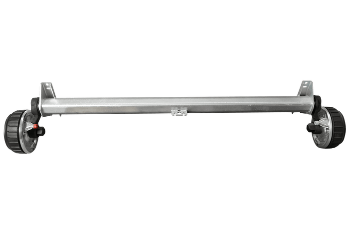 AL-KO COMPACT fékező tengely pótkocsihoz/szállítóhoz 1600kg 1500mm 1970mm 5x140