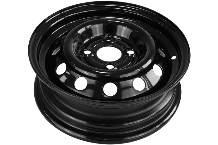 Acélfelni UNITRAILER utánfutóhoz, fekete, 4Jx13"H2, 4x100 ET:30