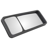 PLASTEX LP0390P oldalsó tükör mezőgazdasági gépekhez 390x157mm